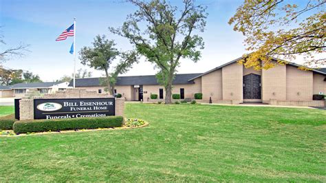 Bill eisenhour funeral home - Bill Eisenhour Funeral Home is a local funeral and cremation provider in Del City, Oklahoma who can help you fulfill your funeral service needs. Compare their funeral costs and customer reviews to others in the Funerals360 Vendor Marketplace. 